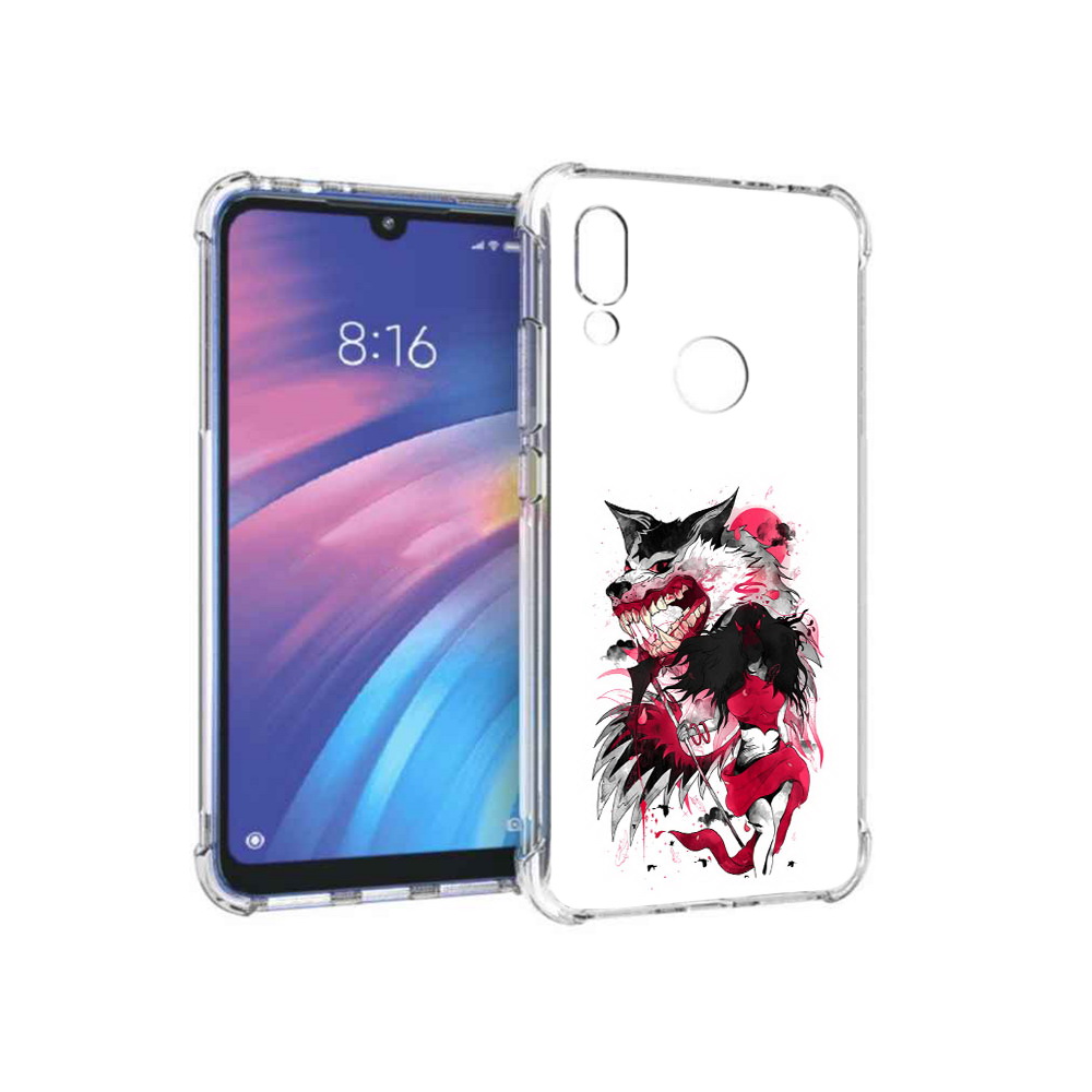 

Чехол MyPads Tocco для Xiaomi Redmi Y3 красная шапочка, Прозрачный, Tocco