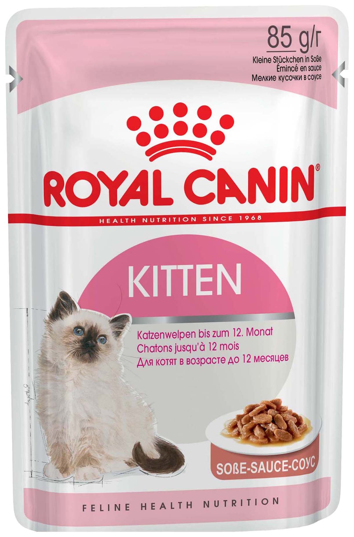 

Влажный корм для котят Royal Canin Kitten Instinctive, 85 г, Feline Breed Nutrition Kitten Instinctive