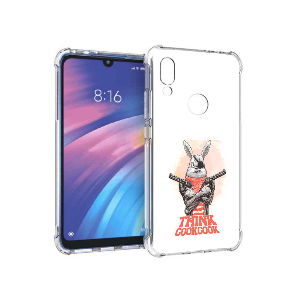 

Чехол MyPads Tocco для Xiaomi Redmi Y3 кролик пират, Прозрачный, Tocco
