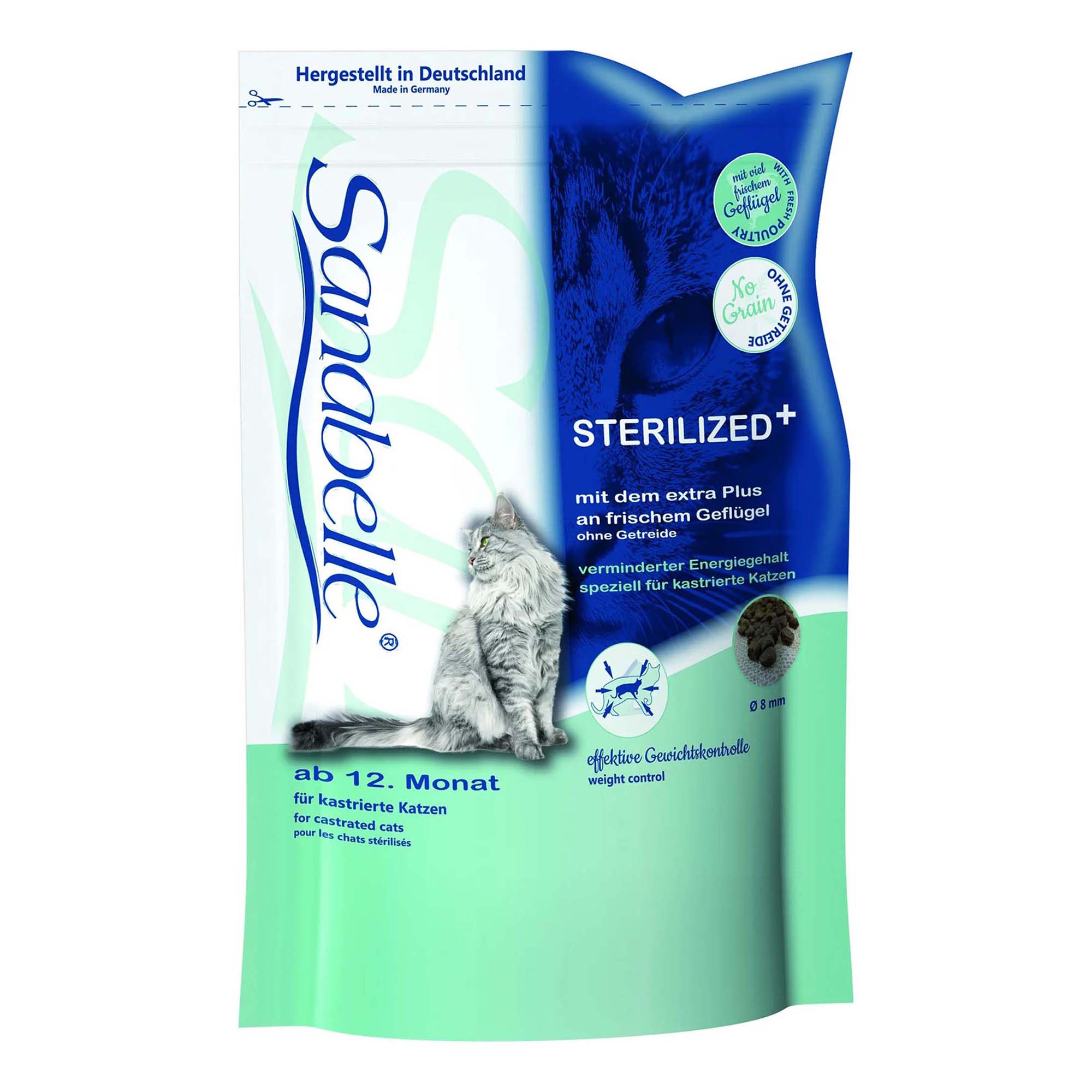 фото Сухой корм для кошек sanabelle sterilized, для стерилизованных, 400 г