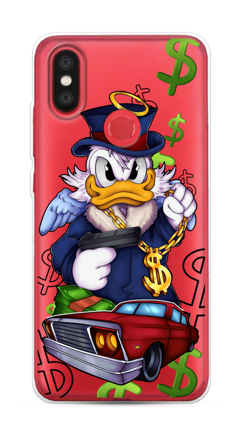 

Чехол на Xiaomi Mi 6X"Scrooge McDuck with a Gold Chain", Красный;синий;белый, 33350-6