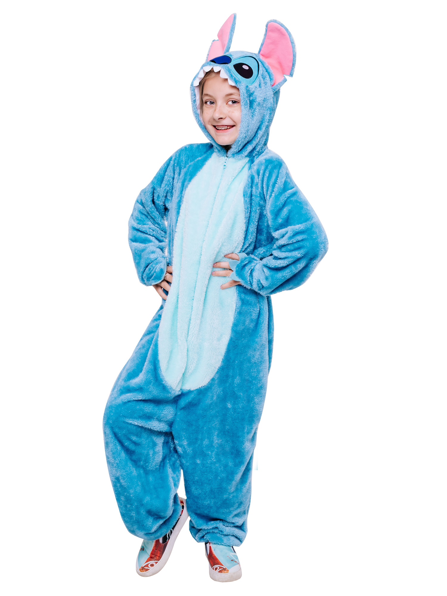 Карнавальный костюм Batik 9017 к-21 Стич, голубой, 122