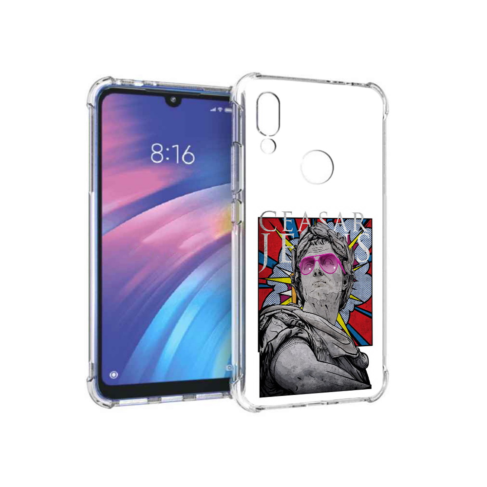 

Чехол MyPads Tocco для Xiaomi Redmi Y3 крутая статуя свободы, Прозрачный, Tocco