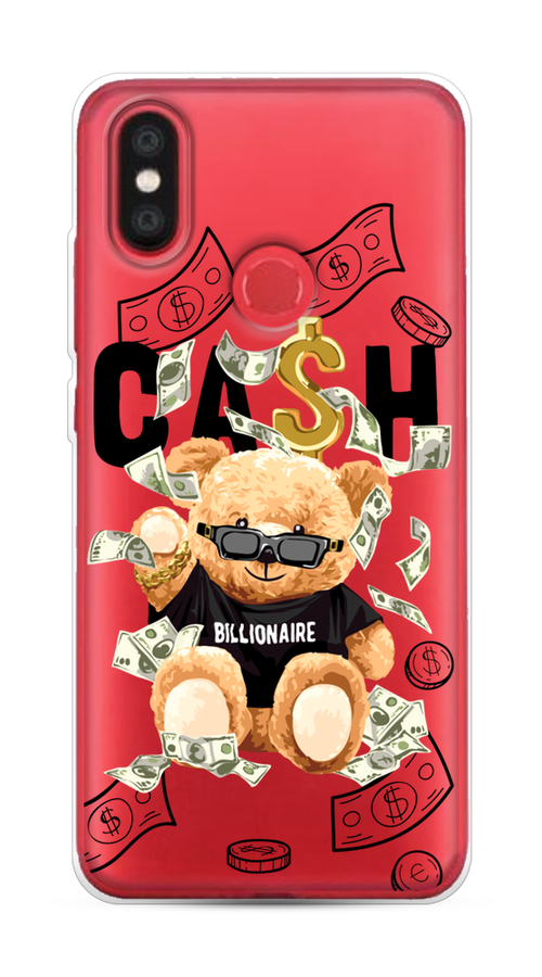 

Чехол на Xiaomi Mi 6X"Big cash", Черный;серый;бежевый, 33350-6