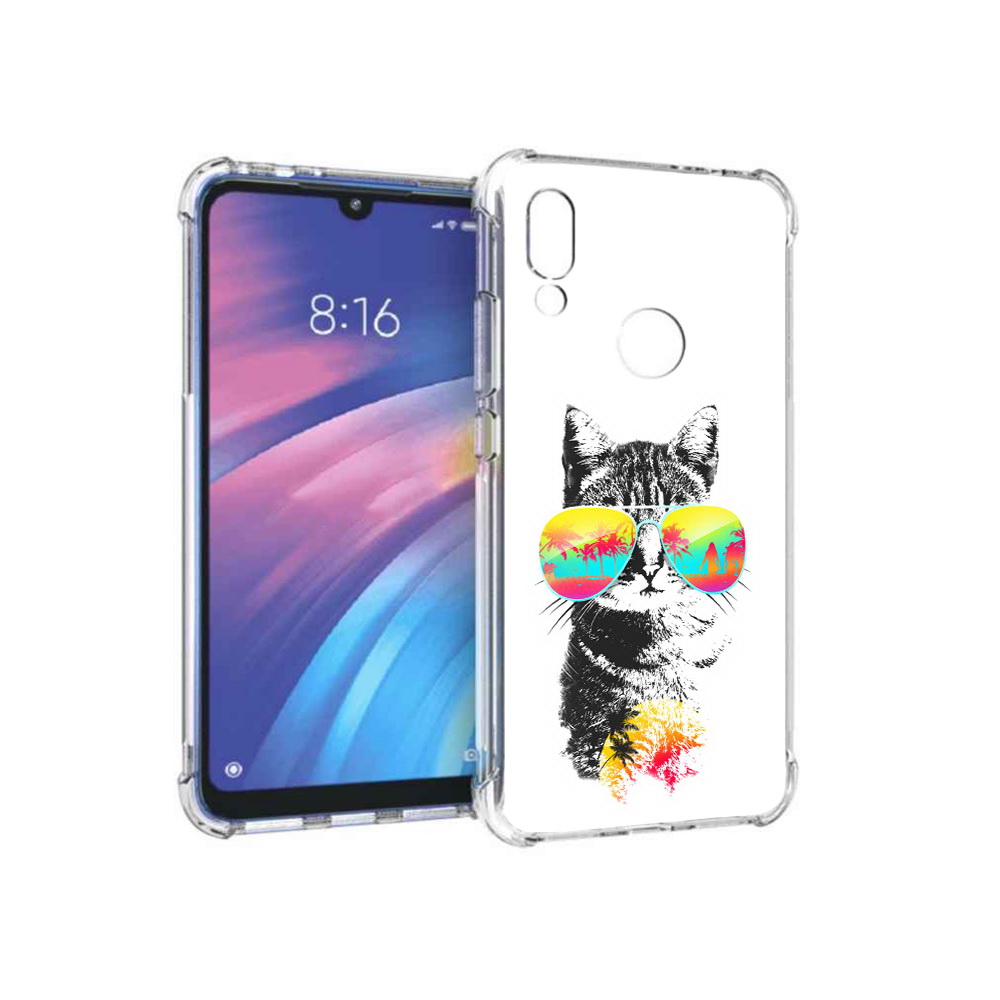 

Чехол MyPads Tocco для Xiaomi Redmi Y3 крутой кот, Прозрачный, Tocco