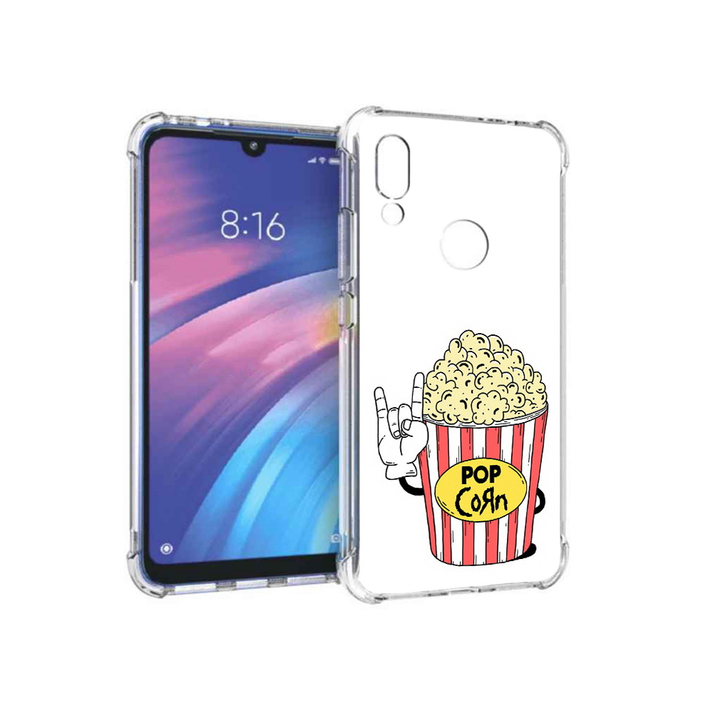 

Чехол MyPads Tocco для Xiaomi Redmi Y3 крутой попкорн, Прозрачный, Tocco