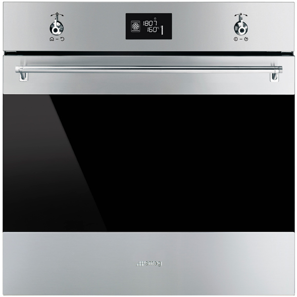 фото Встраиваемый электрический духовой шкаф smeg sfp6390xe silver