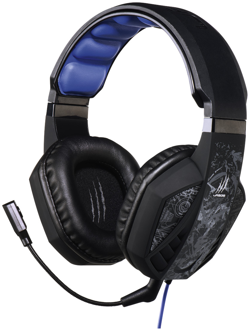 фото Игровые наушники hama urage soundz blue/black