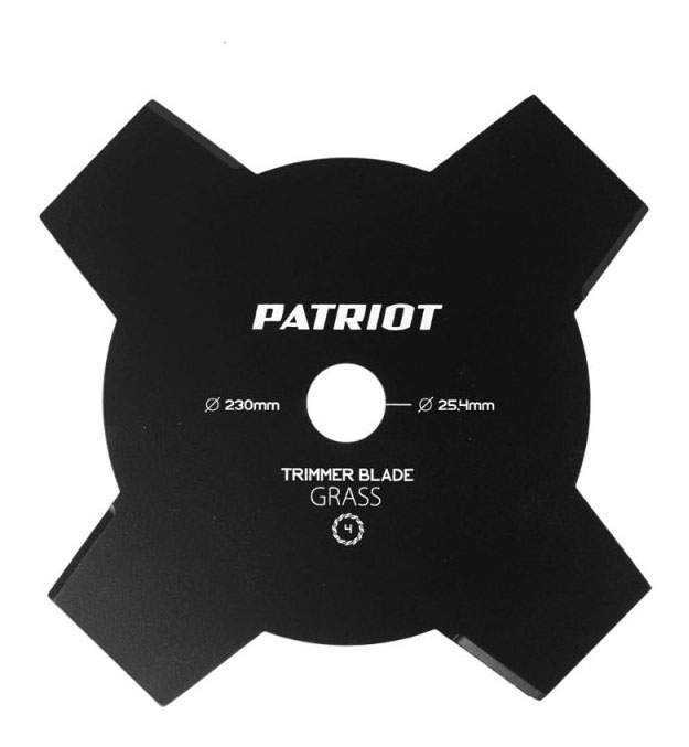Нож для триммера Patriot TBS-4 809115205 230 мм 4 лопасти