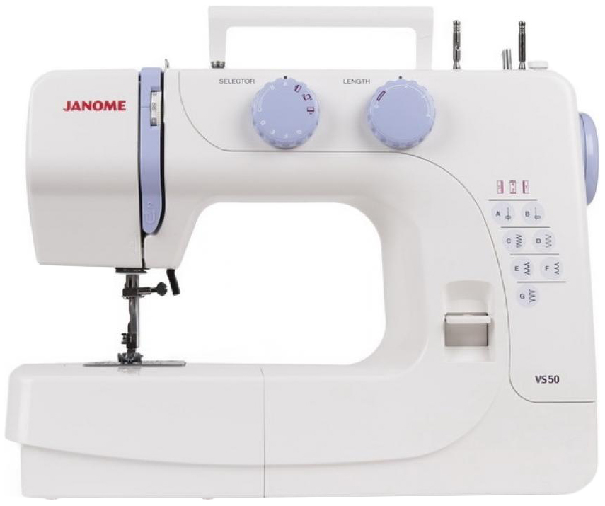 Швейная машина Janome VS 50 25 шт коробка красочные швейные нитки катушки пластиковый чехол пустой бобина швейная машина diy швейные инструменты