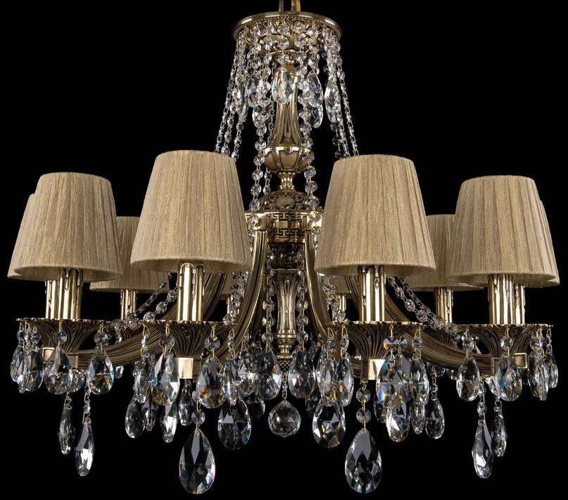 

Люстра подвесная Bohemia Ivele Crystal 1771/10/220/A/GB/SH7, 1771/10/220/A/GB/SH7