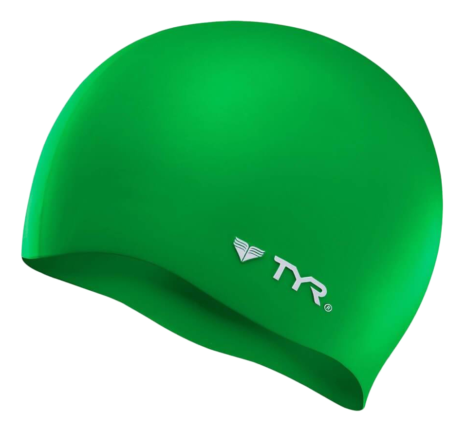 фото Шапочка для плавания tyr wrinkle free silicone cap 310 green