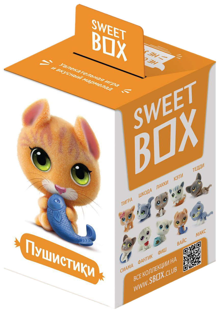 Мармелад Sweet Box с игрушкой котята 10 шт 215₽