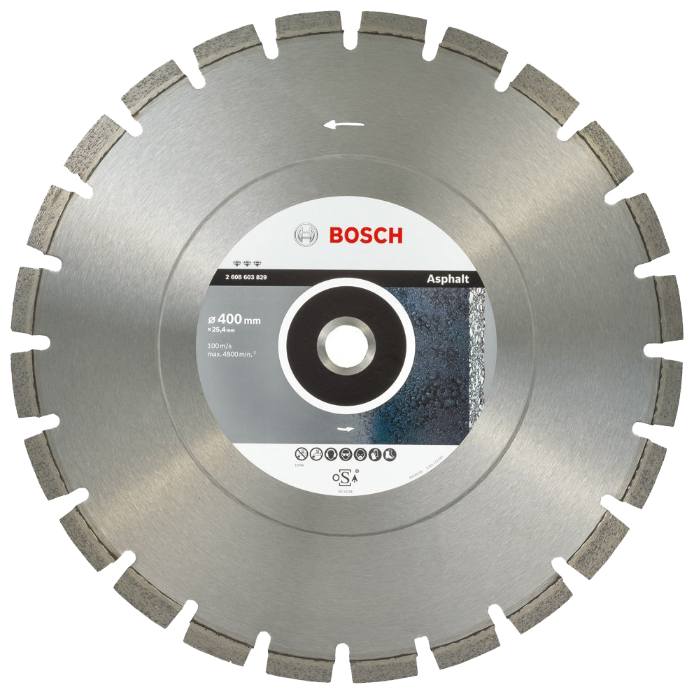 фото Диск отрезной алмазный bosch bf asphalt 400-25,4 2608603829