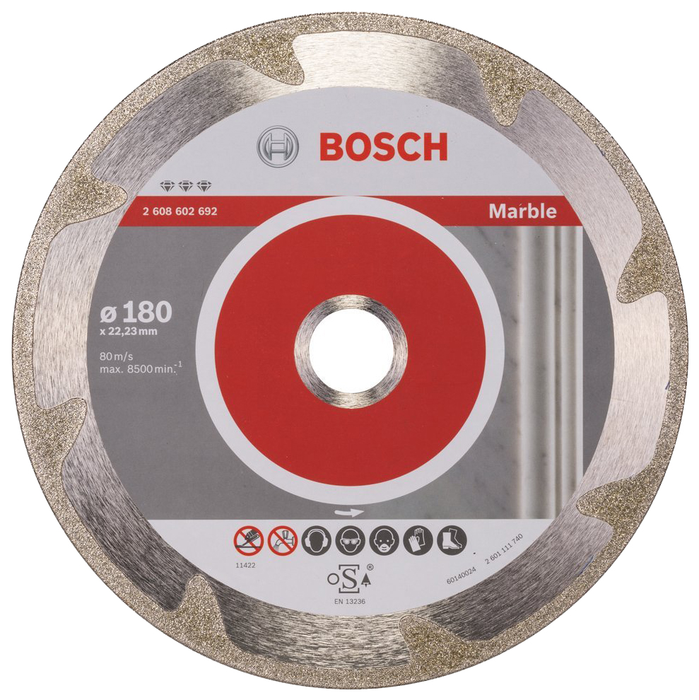 

Диск отрезной алмазный Bosch Bf Marble180-22,23 2608602692