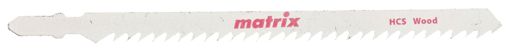 Пилки для лобзика MATRIX по дереву 3 шт T225B, 225 x 2,75 мм HCS 78224 пильные полотна для электролобзика matrix