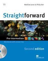 фото Straightforward 2nd edition pre intermediate workbook with key + cd macmillan