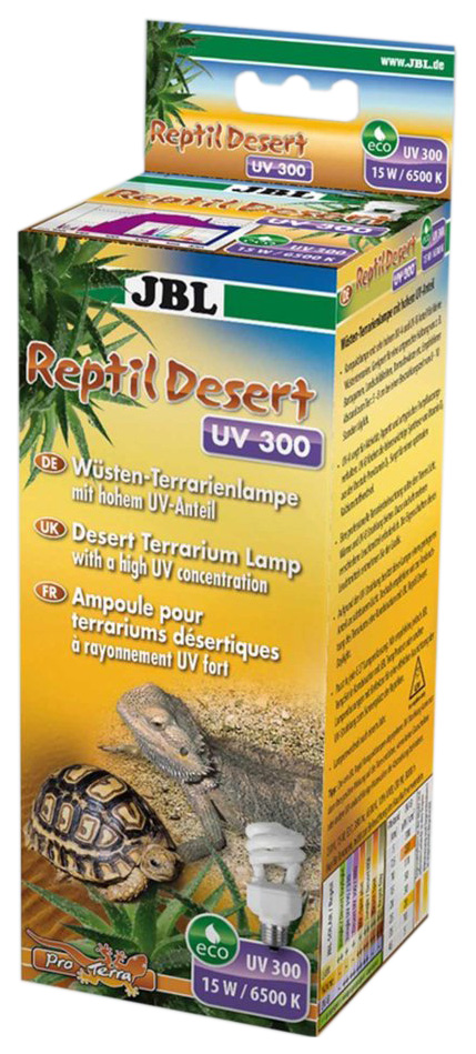 Ультрафиолетовая лампа для террариума JBL Reptil Desert UV Light, 15 Вт