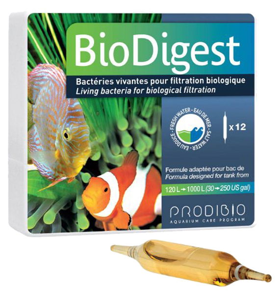 

Бактерии для аквариума Prodibio BIO DIGEST 12шт, BIO DIGEST