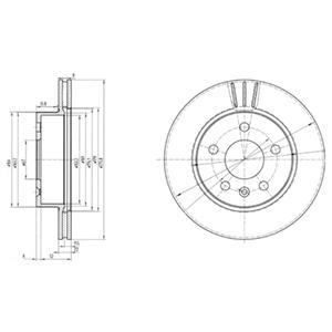 фото Тормозной диск delphi bg3296