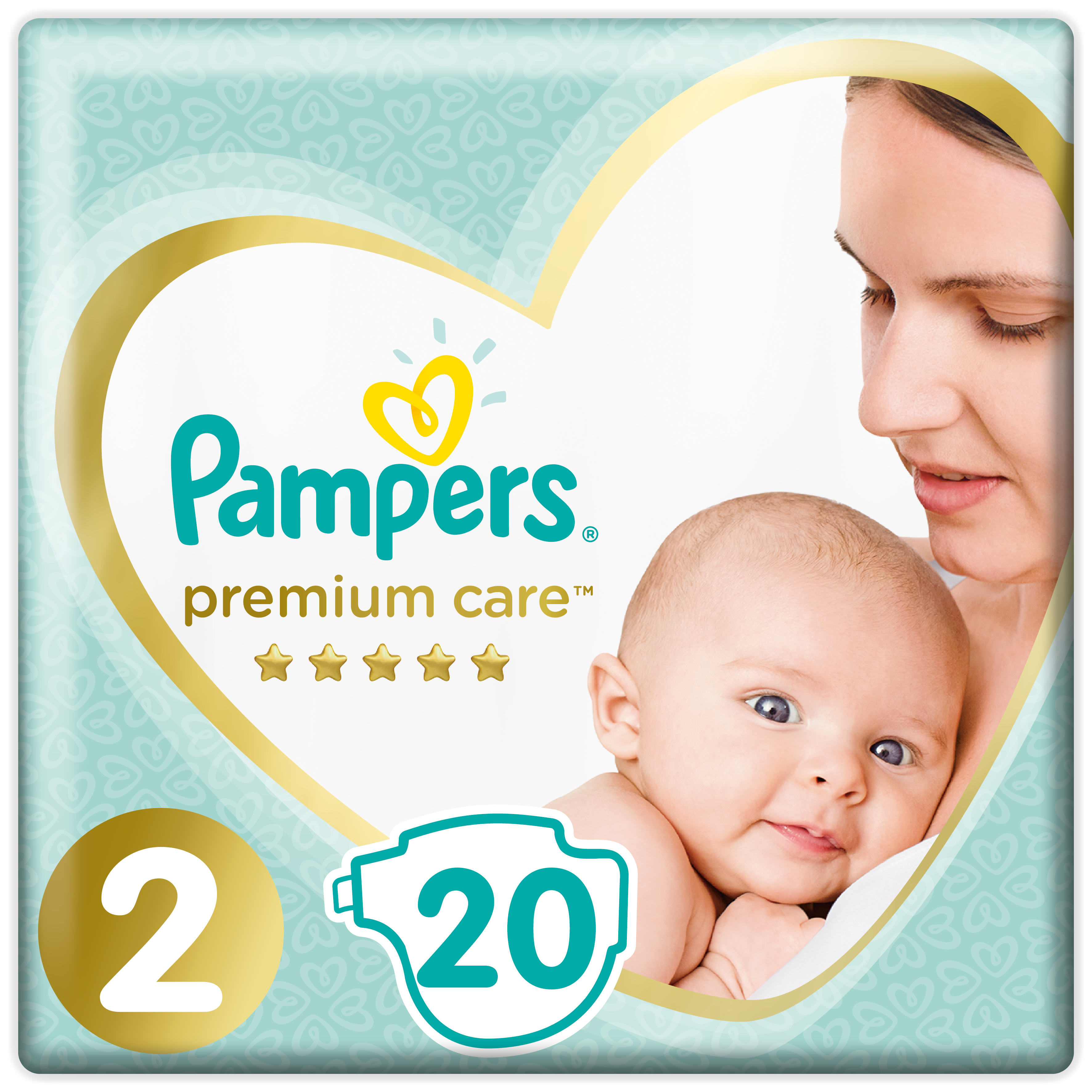 фото Подгузники pampers premium care mini (4-8 кг) 20 шт.