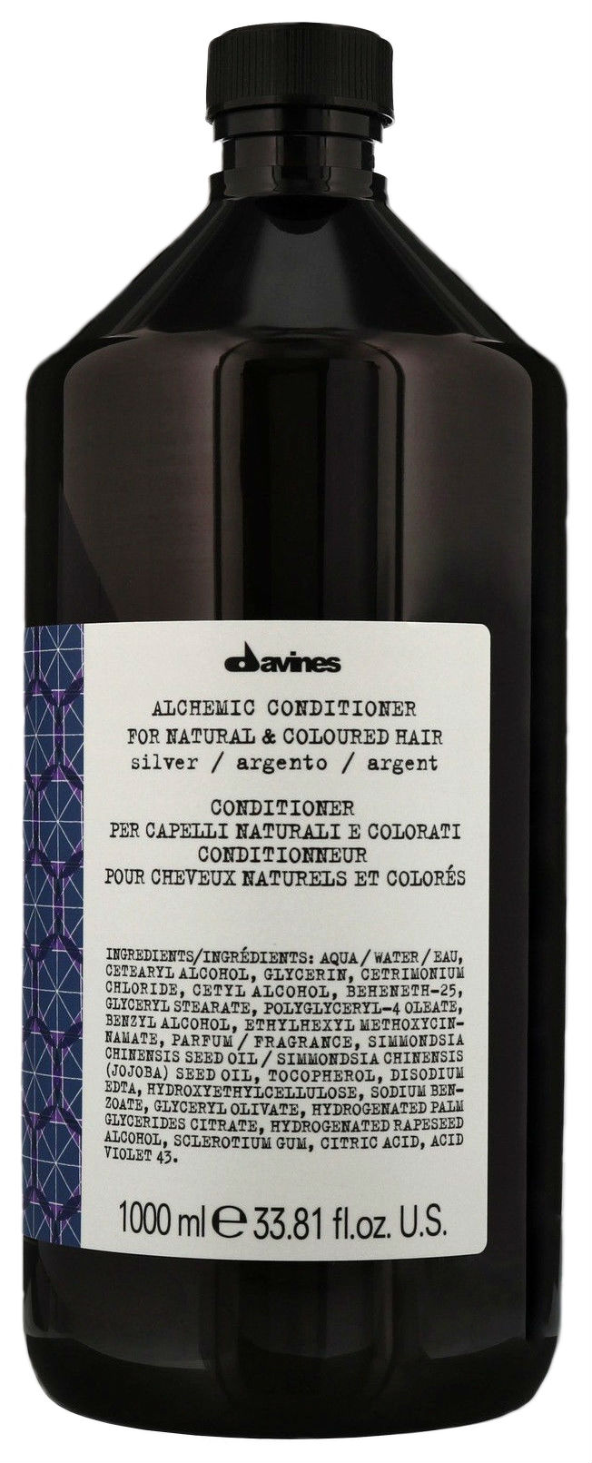 Кондиционер для волос Davines Alchemic Conditioner Natural Coloured Hair Silver 1 л 9881₽