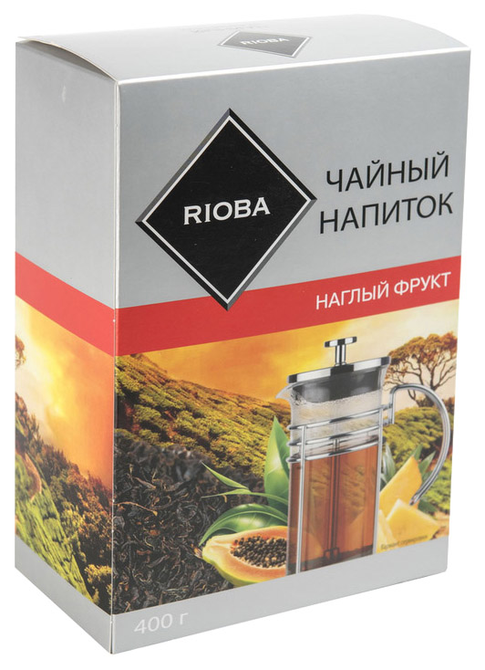 Напиток чайный Rioba наглый фрукт ароматизированный листовой 400 г