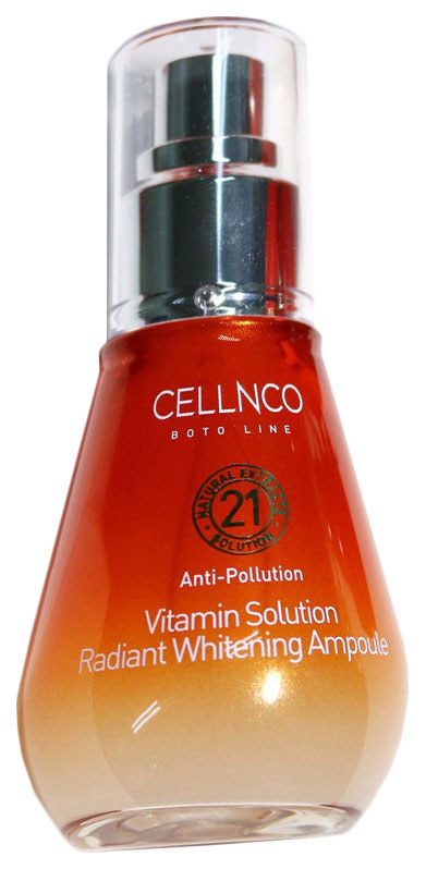 фото Сыворотка для лица cellnco boto line vitamin solution radiant whitening 50 мл