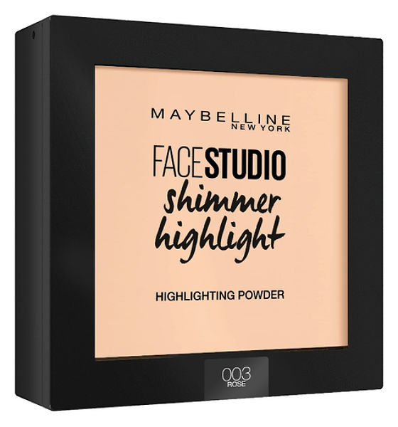 Хайлайтер MAYBELLINE NEW YORK Face Studio Shimmer Hightlight 003 Rose 9 г maybelline new york гелевый хайлайтер face studio chrome