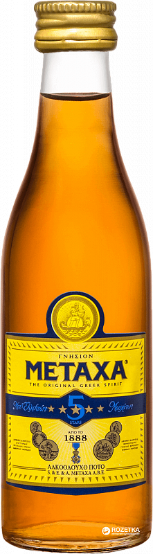 

Бренди Metaxa 5 stars, 50мл