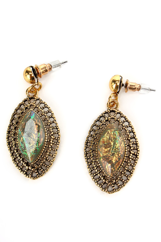 

Серьги из металла Diva 10758861, пластик, 10758861
