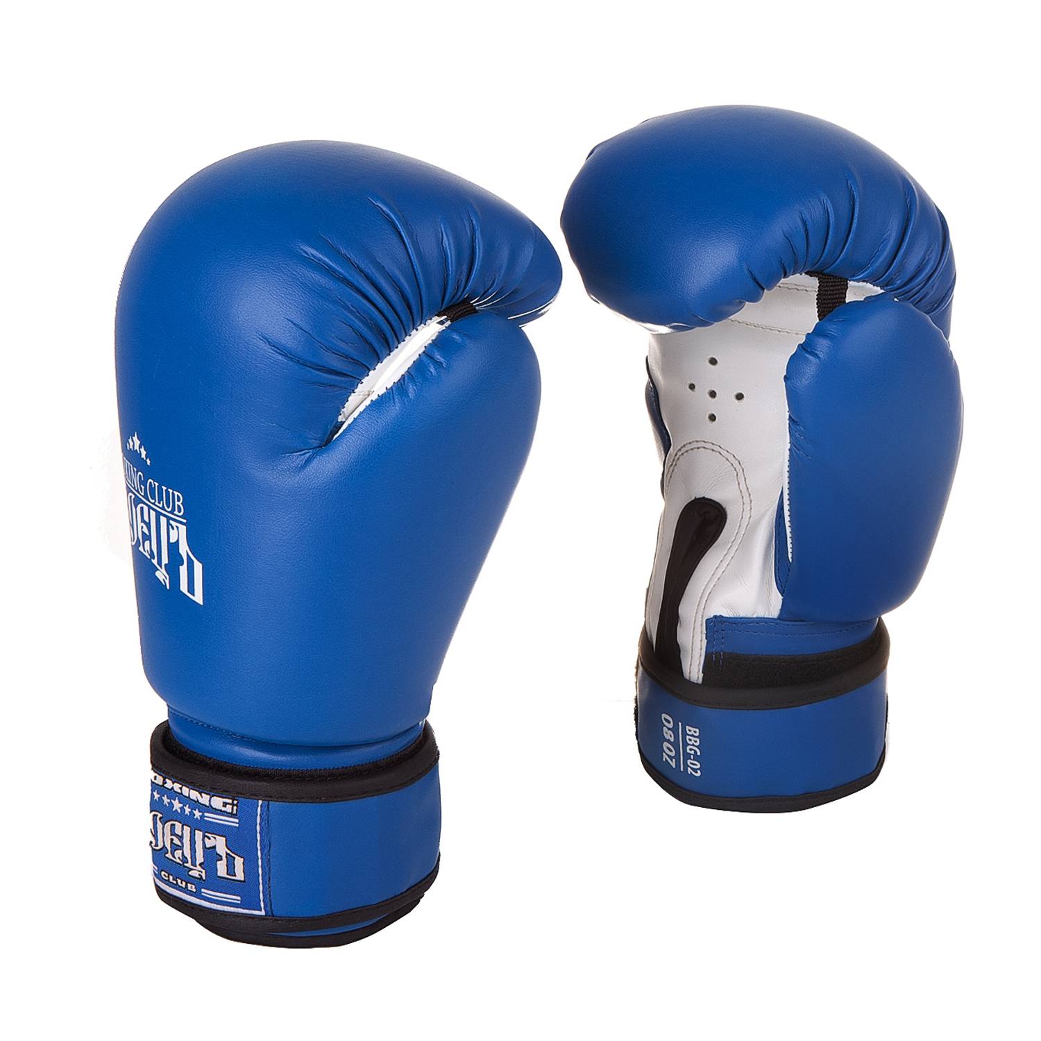Боксерские перчатки БоецЪ BBG-02 синие, 2 унций