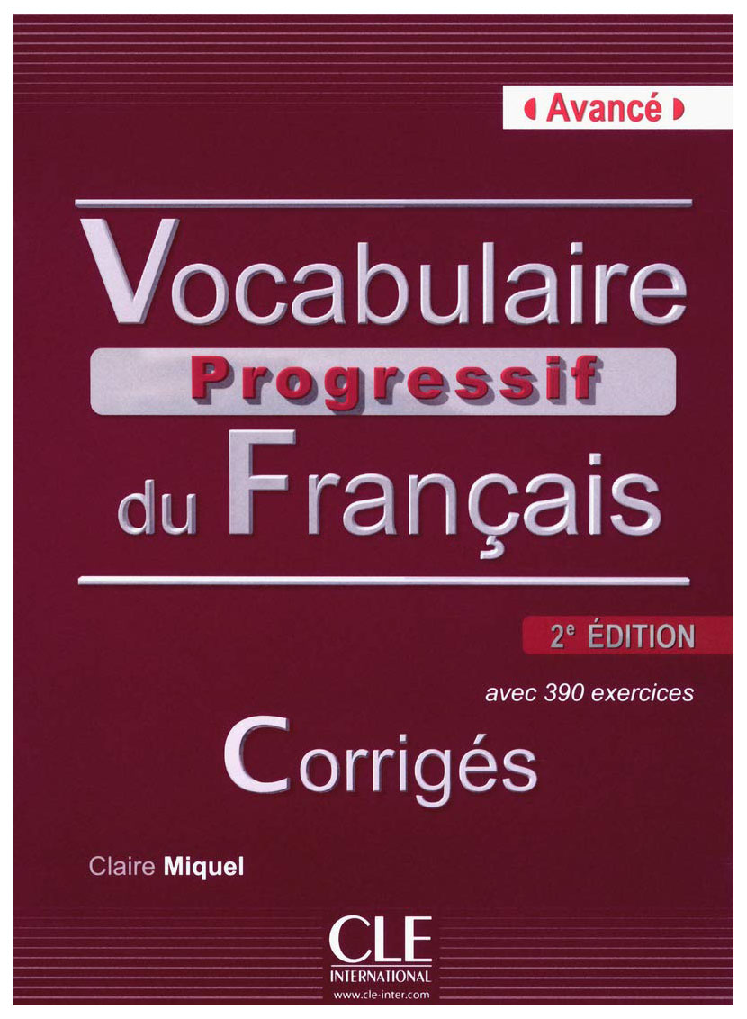 фото Книга cle international "vocabulaire progressif du francais - nouvelle edition: corriges"