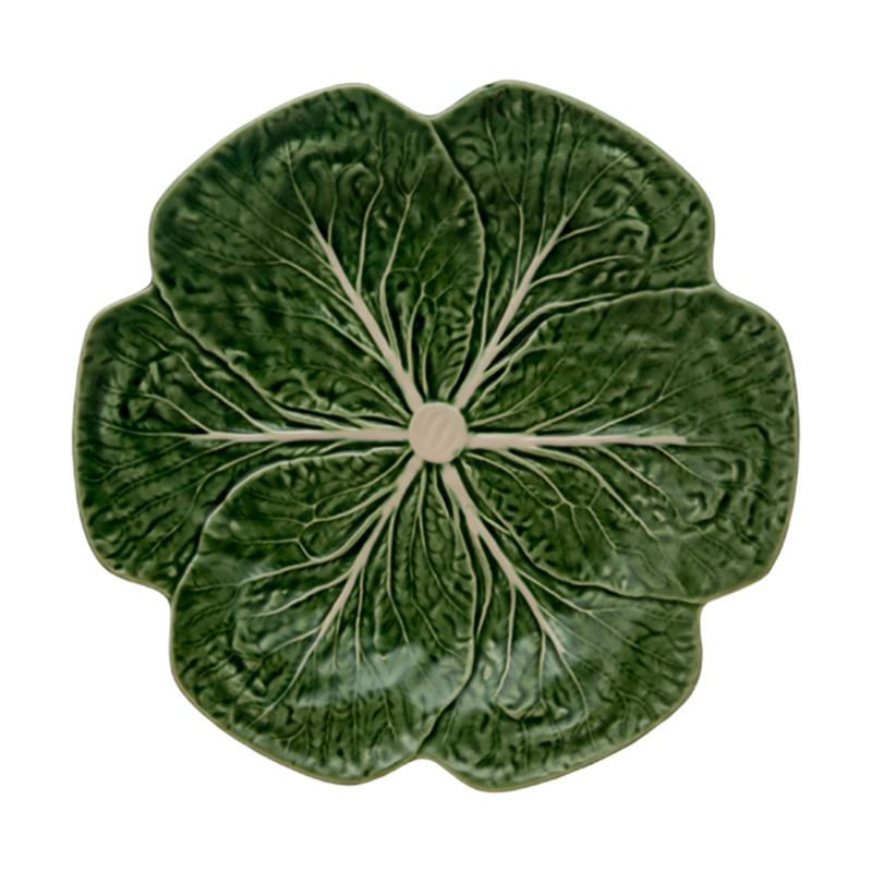 

Тарелка обеденная Bordallo Pinheiro Cabbage Natural 26,5x26,5x3 см