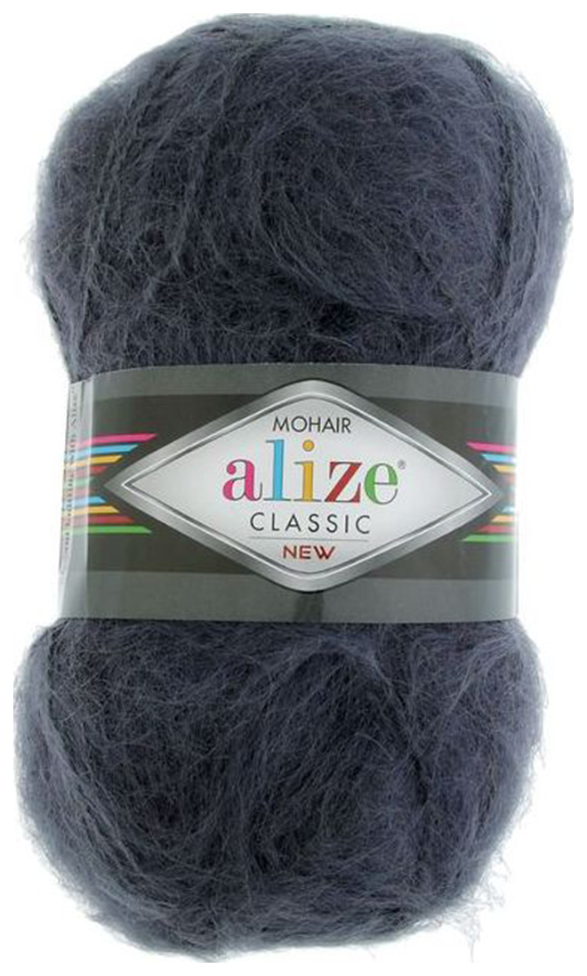 

Пряжа Alize 2565331 Mohair classic темно-серый, Mohair classic