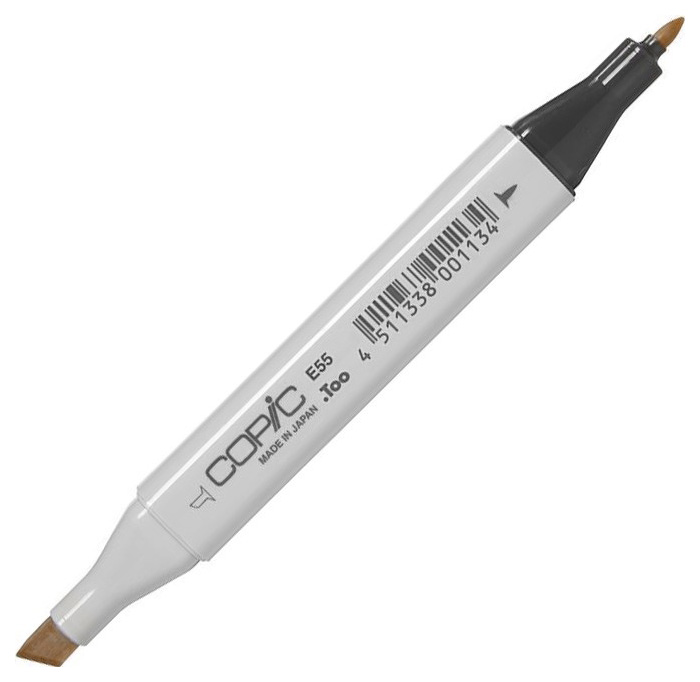 

Маркер Copic Classic E55 светлый верблюжий оранжевый