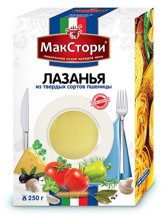 Листы для лазаньи МакСтори 250г