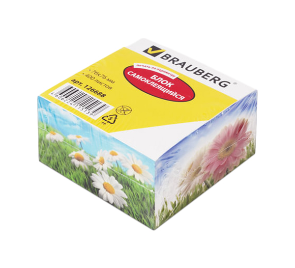 

Блок самоклеящийся BRAUBERG 126688 400 шт