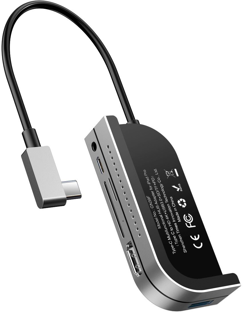 USB-концентратор Baseus Bend Angle No.7 Multifunctional Type-C (CAHUB-WJ0G)