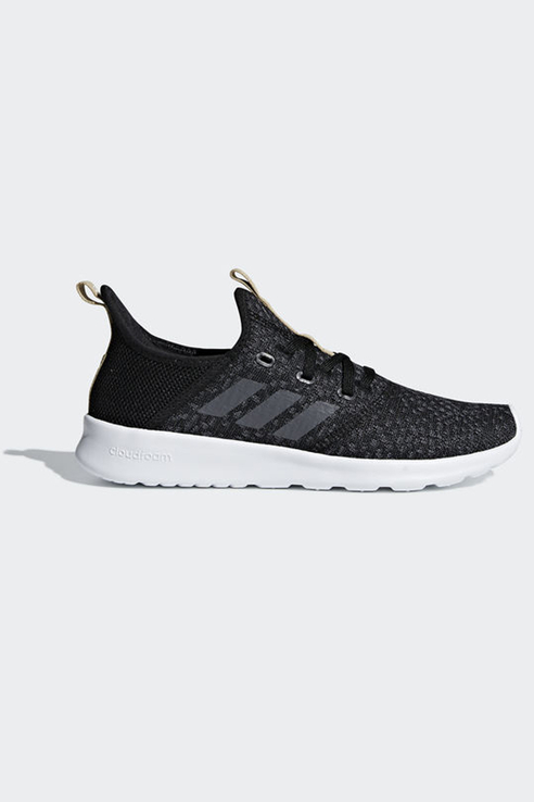 фото Кроссовки женские adidas для бега cloudfoam pure черные 38,5 ru