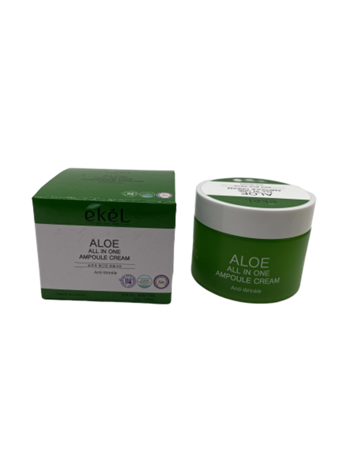 

Крем для лица Ekel Aloe All In One Ampoule Cream 50 гр