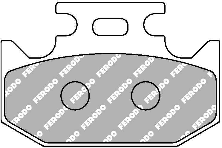 

Тормозные колодки задние Ferodo FDB659P для мотоциклов