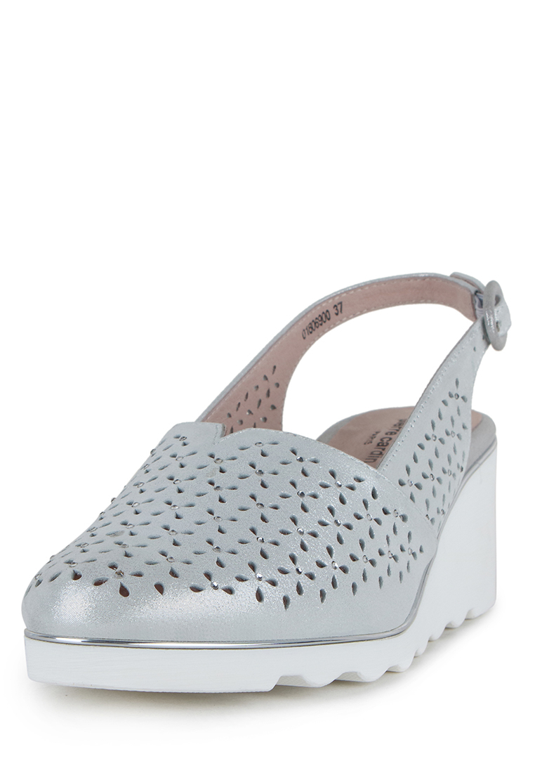 

Босоножки женские Pierre Cardin 710018112 серебристые 39 RU, Серебристый, 710018112