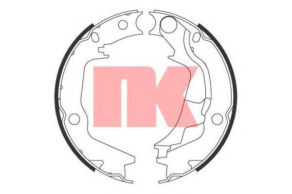 

Тормозные колодки Nk 2734793