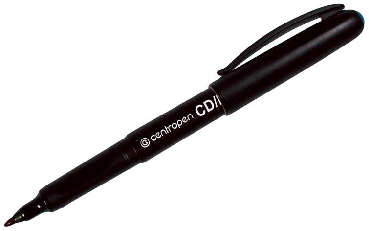 

Маркер для CD-DVD Centropen, чёрный - 1мм