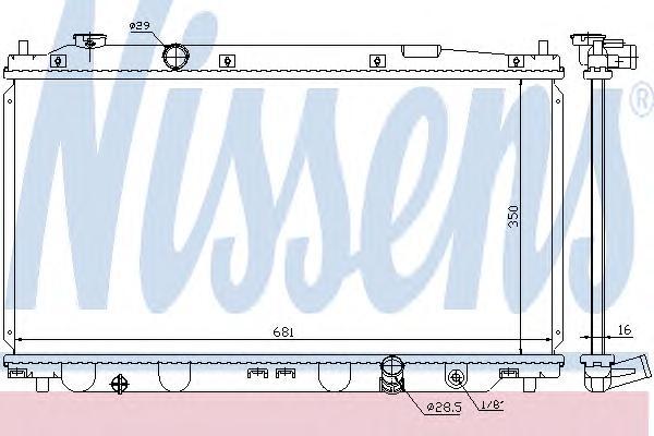 

Радиатор Nissens 68150