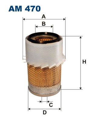 

Фильтр воздушный FILTRON AM470