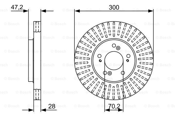 фото Тормозной диск bosch 0986479v58