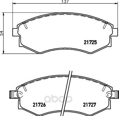 

Тормозные колодки HELLA PAGID/BEHR 8DB355012161