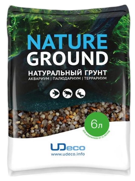 фото Грунт для аквариума udeco sea coral крошка 1-2 мм 6 л